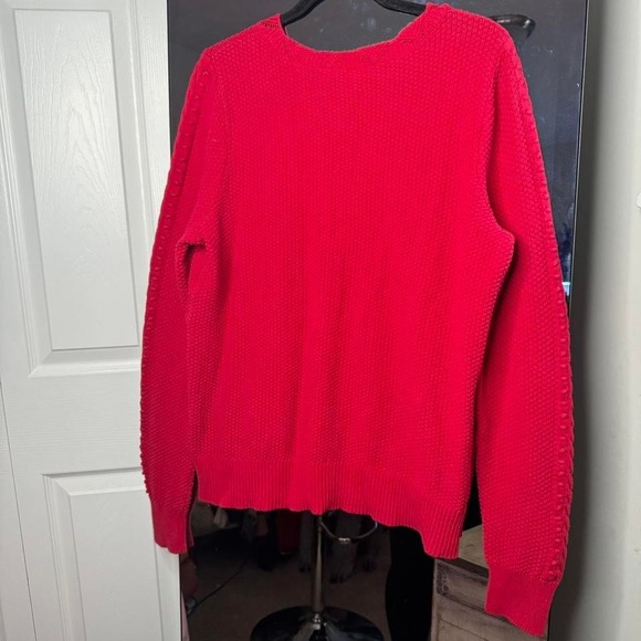 Loft Red Sweater Size Large - Picture 5 of 5